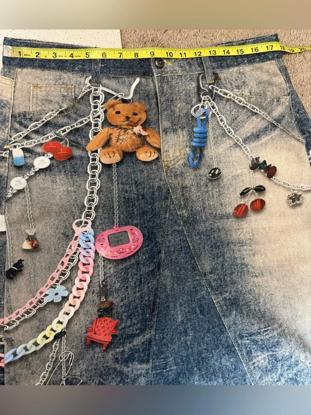 Denim Bear skirt